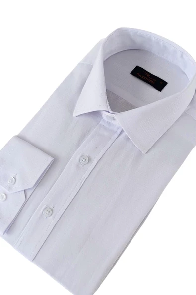 Erkek Silim Fit Armürlü Gömlek BGL-ST02492 - Resim 7