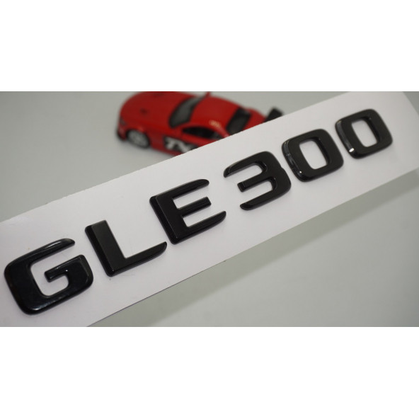 GLE 300 Bagaj Parlak Siyah ABS 3M 3D Yazı Logo