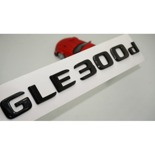 GLE 300d Bagaj Parlak Siyah ABS 3M 3D Yazı Logo