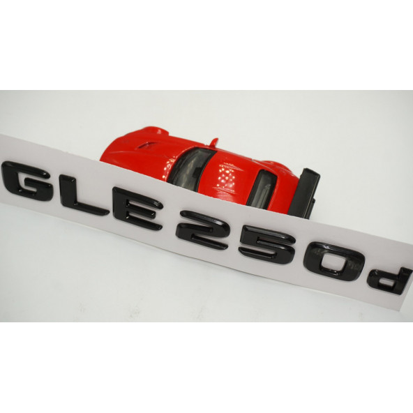 GLE 250d Bagaj Parlak Siyah ABS 3M 3D Yazı Logo - 4