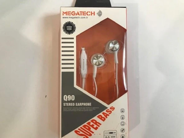 Megatech Beyaz Mikrofonlu Kulaklık Mıknatıslı