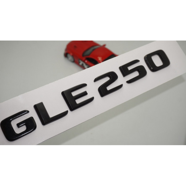 GLE 250 Bagaj Parlak Siyah ABS 3M 3D Yazı Logo
