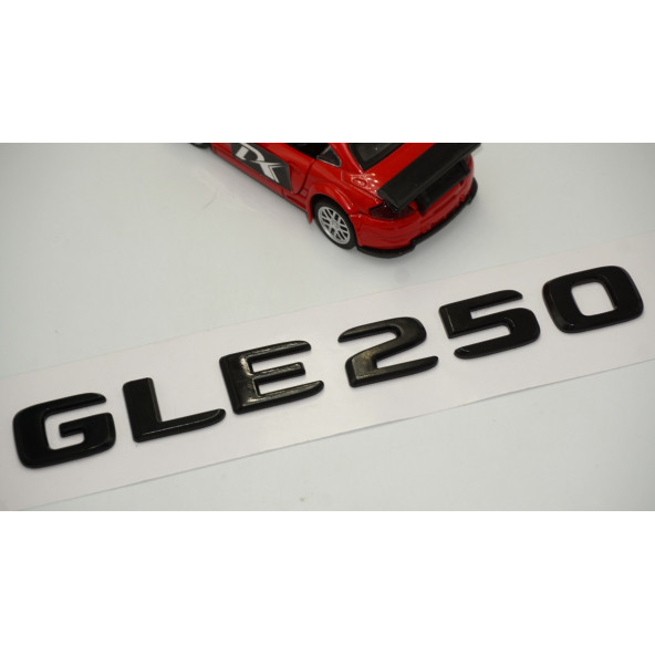 GLE 250 Bagaj Parlak Siyah ABS 3M 3D Yazı Logo - 3