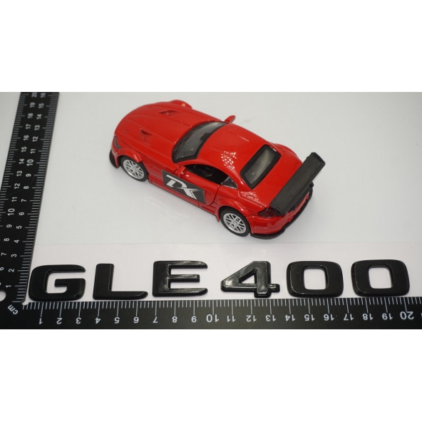 GLE 400 Bagaj Parlak Siyah ABS 3M 3D Yazı Logo - 5