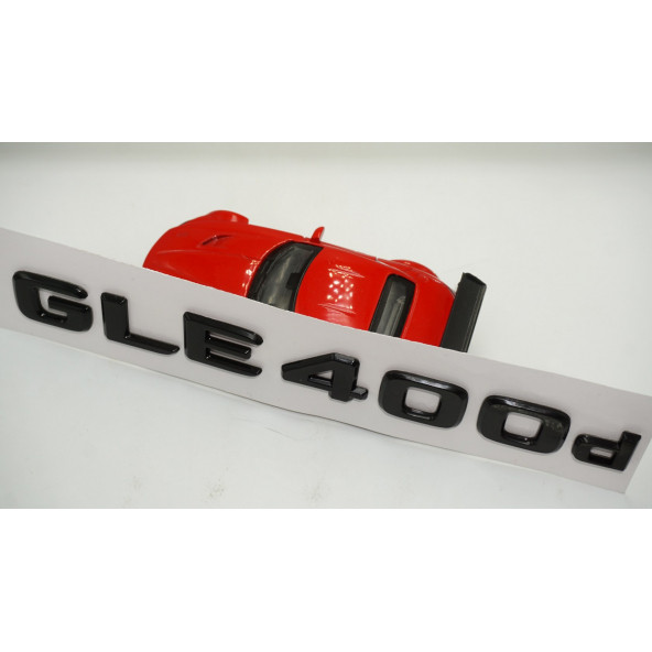 GLE 400d Bagaj Parlak Siyah ABS 3M 3D Yazı Logo - 4