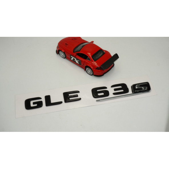 GLE 63S Bagaj Parlak Siyah ABS 3M 3D Yazı Logo - Resim 2