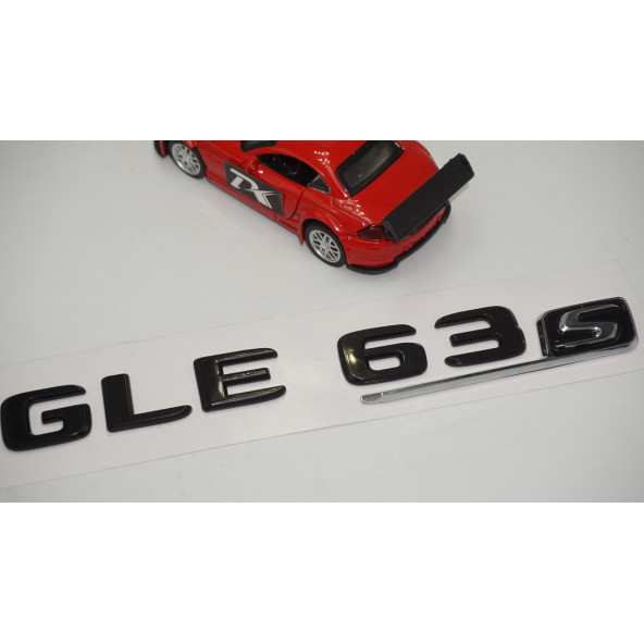 GLE 63S Bagaj Parlak Siyah ABS 3M 3D Yazı Logo - Resim 3