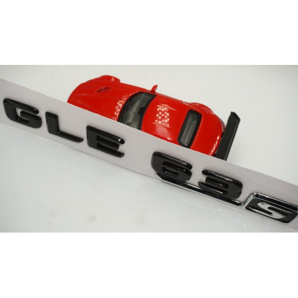 GLE 63S Bagaj Parlak Siyah ABS 3M 3D Yazı Logo - Resim 4