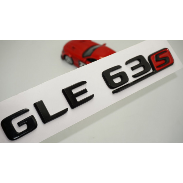 GLE 63S Bagaj Parlak Siyah ABS 3M 3D Yazı Logo