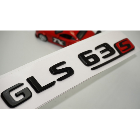 GLS 63S Bagaj Parlak Siyah ABS 3M 3D Yazı Logo