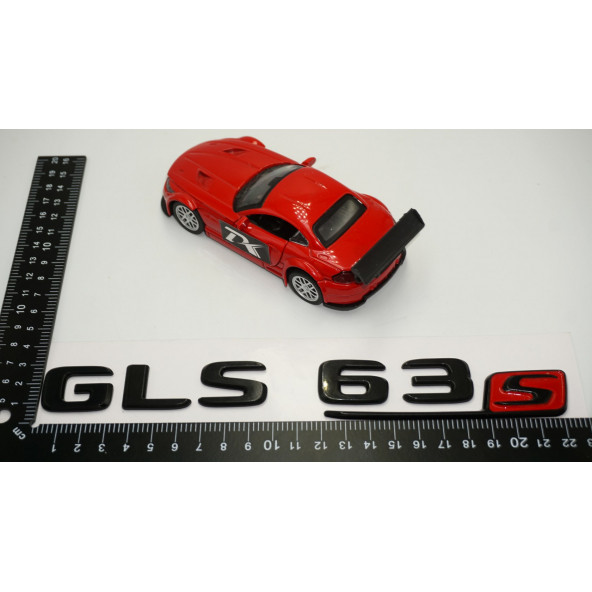 GLS 63S Bagaj Parlak Siyah ABS 3M 3D Yazı Logo - 5