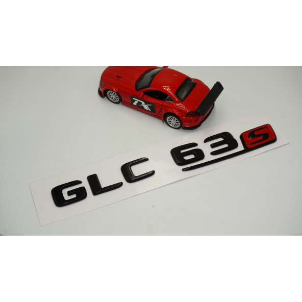 GLC 63S Bagaj Parlak Siyah ABS 3M 3D Yazı Logo - 2