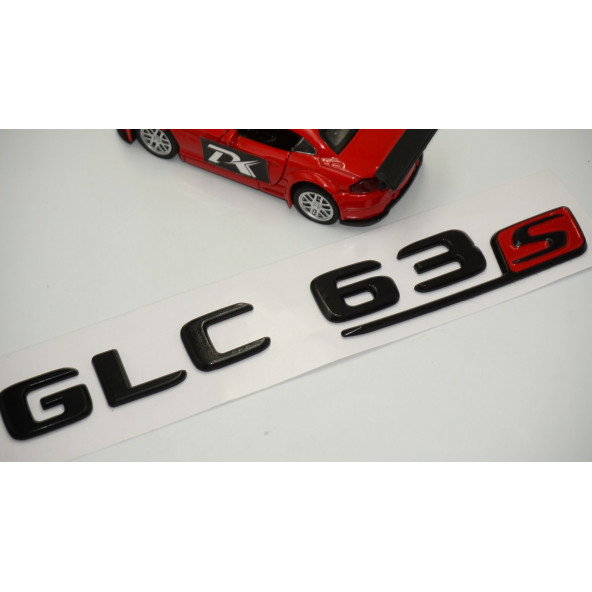 GLC 63S Bagaj Parlak Siyah ABS 3M 3D Yazı Logo - 3
