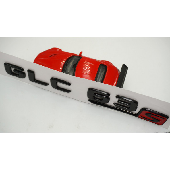 GLC 63S Bagaj Parlak Siyah ABS 3M 3D Yazı Logo - 4