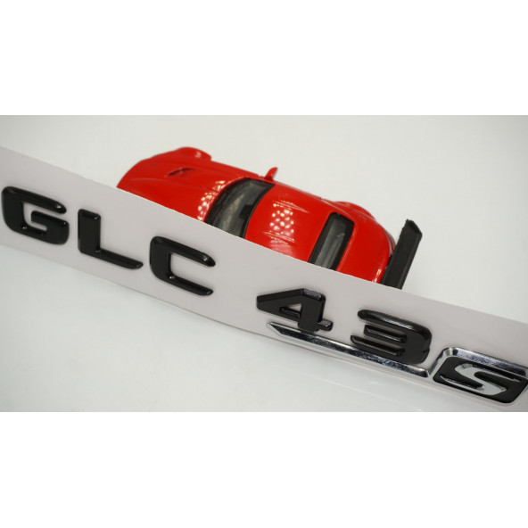 GLC 43S Bagaj Parlak Siyah ABS 3M 3D Yazı Logo - 4