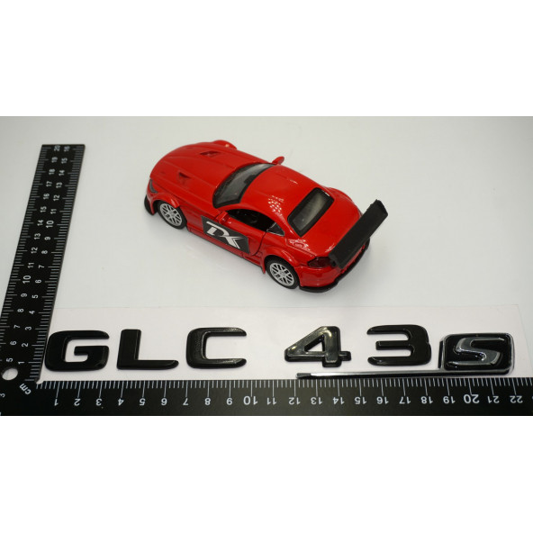 GLC 43S Bagaj Parlak Siyah ABS 3M 3D Yazı Logo - 5