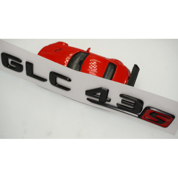GLC 43S Bagaj Parlak Siyah ABS 3M 3D Yazı Logo - 4