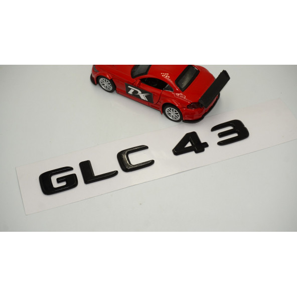 GLC 43 Bagaj Parlak Siyah ABS 3M 3D Yazı Logo - 2