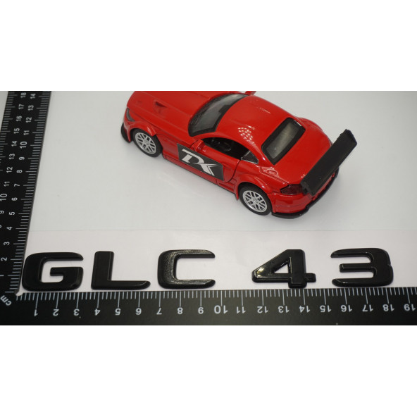 GLC 43 Bagaj Parlak Siyah ABS 3M 3D Yazı Logo - 5