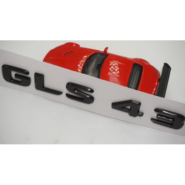 GLS 43 Bagaj Parlak Siyah ABS 3M 3D Yazı Logo - Resim 4