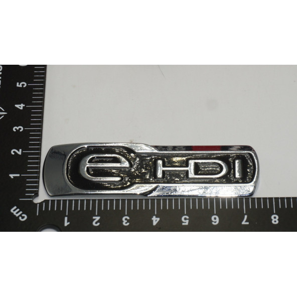 Peugeot eHDİ 2008 3008 4008 208 308 Krom Metal Bagaj Logo - 5