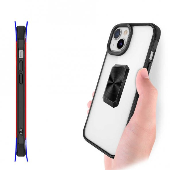 Apple iPhone 13 Kılıf Zore V-Bax Kapak - 5