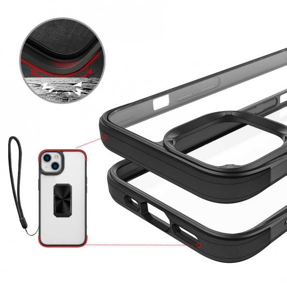 Apple iPhone 13 Kılıf Zore V-Bax Kapak - 8