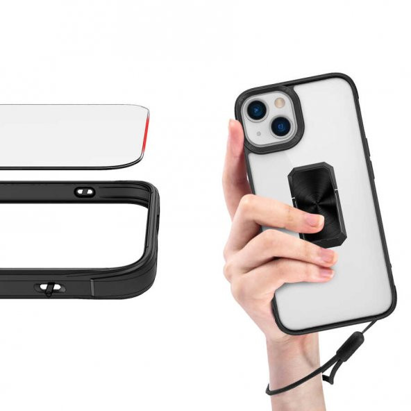 Apple iPhone 13 Kılıf Zore V-Bax Kapak - 10