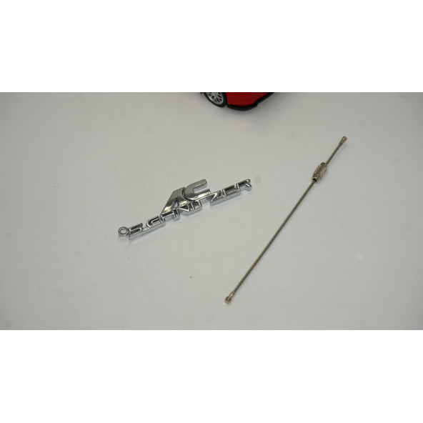 Bmw AC Schnitzer Logo Krom Metal Çift Yön Halat Anahtarlık - Resim 2