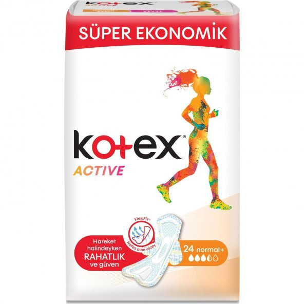 Kotex Actıve Süper Ekonomik Normal 24 Lü