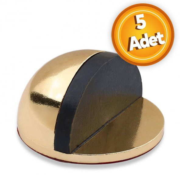 Yarımay Kapı Stoperi Tamponu Yapışkanlı Metal Kapı Stopu Albrifin (5 ADET) ürün görseli