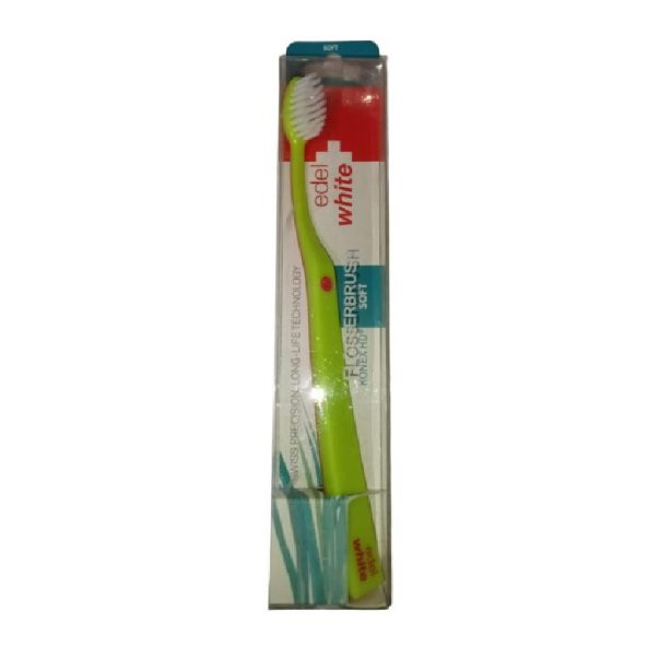 Edel White Flosser Brush Diş Fırçası Yağ Yeşili Soft