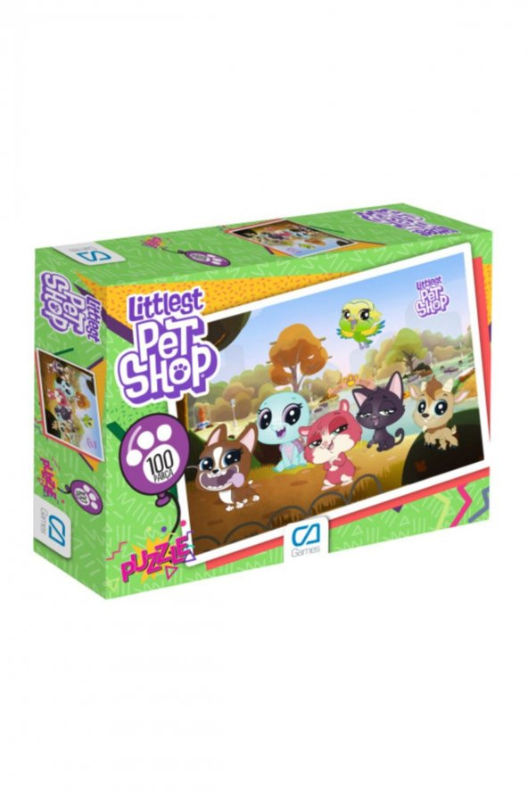 CA Games 100 Parça Puzzle Littlest Pet Shop 24x34cm Ca-5011