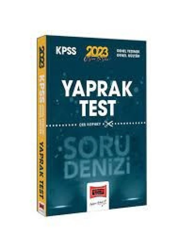 2023 KPSS GK-GY Soru Denizi Çek Kopart Yaprak Test Yargı Yayınları