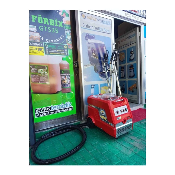 SAFRAN Anafor 12/17 Pro Profesyonel Koltuk Yıkama Makinası Ve Koltuk Fırçalama Seti - Resim 4