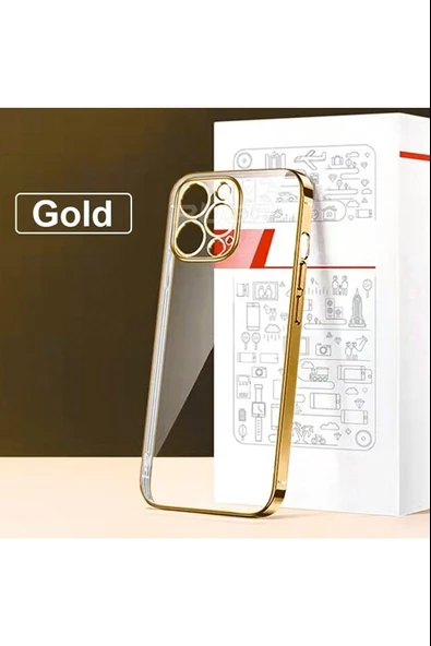 İphone 14 Lazer Kamera Lens Korumalı Plating Telefon Kılıf&Kapak - Resim 6