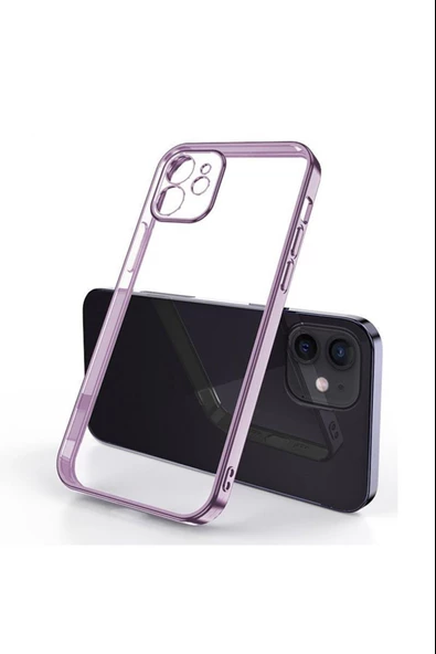 İphone 14 Pro Max Lazer Kamera Lens Korumalı Plating Telefon Kılıf&Kapak - Resim 3