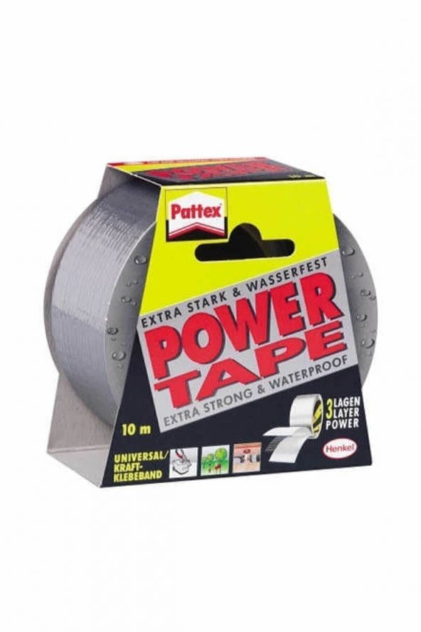 Pattex Power Tape Gri Tamir Bantı 50 Mm X 10 Mt. 1870313