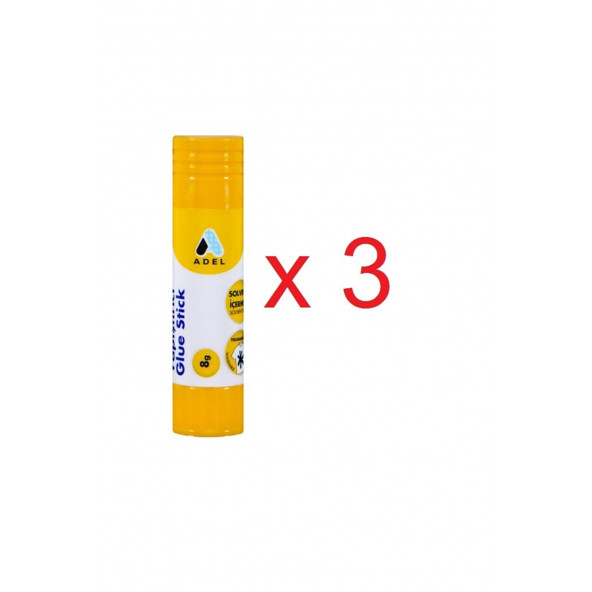 Adel Stick Yapıştırıcı 8 GR (3 Adet)