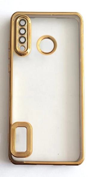 Huawei P30 Lite Uyumlu Lazer Kenarlı Yumuşak Şeffaf Kılıf - Resim 2