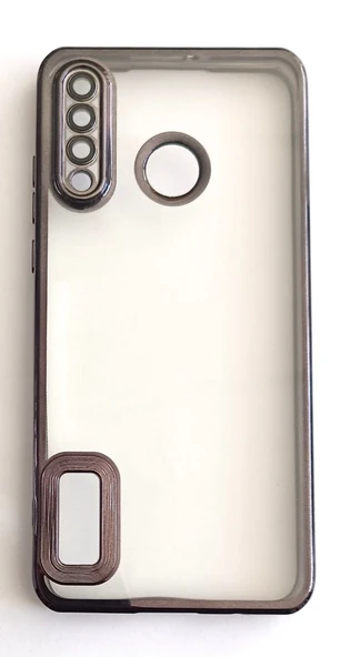 Huawei P30 Lite Uyumlu Lazer Kenarlı Yumuşak Şeffaf Kılıf - Resim 5