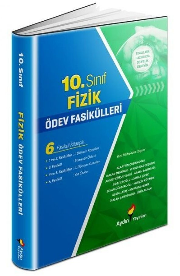 10. Sınıf Fizik Ödev Fasikülleri Aydın Yayınları