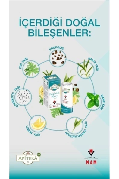 Balparmak Apitera Plus Kekik Yağlı Propolisli Sprey 20 ml - Resim 3