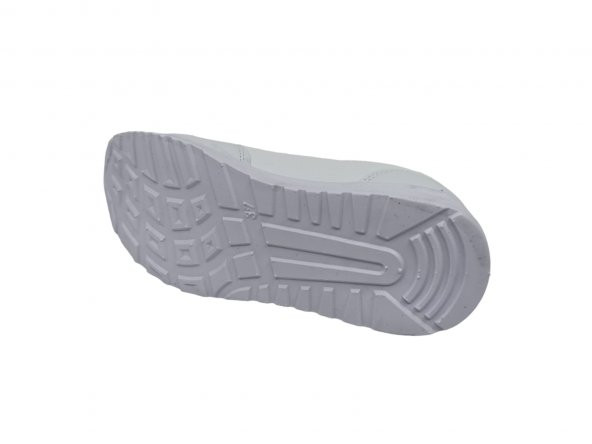 Parley 918 Kadın Kalın Taban Beyaz Cırtlı Günlük Kullanım Spor Ayakkabı - Resim 4