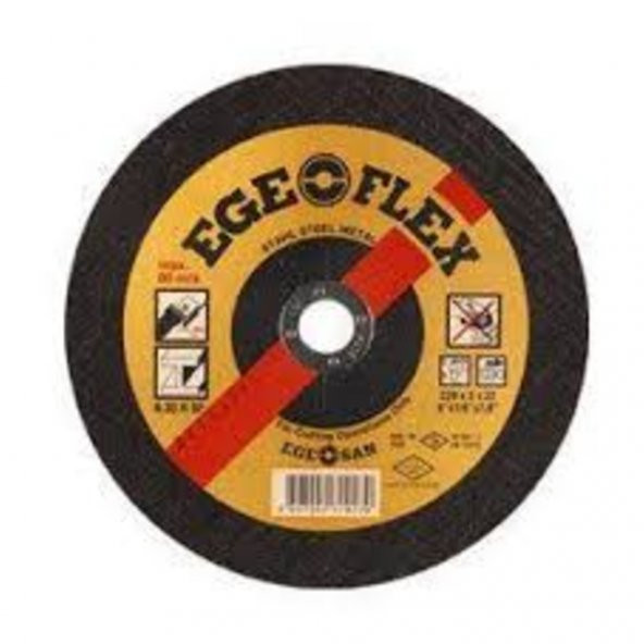 Egesan Metal Kesici Disk Spiral Flex Taşı 230 mm (230X3 Büyük Boy) - 2