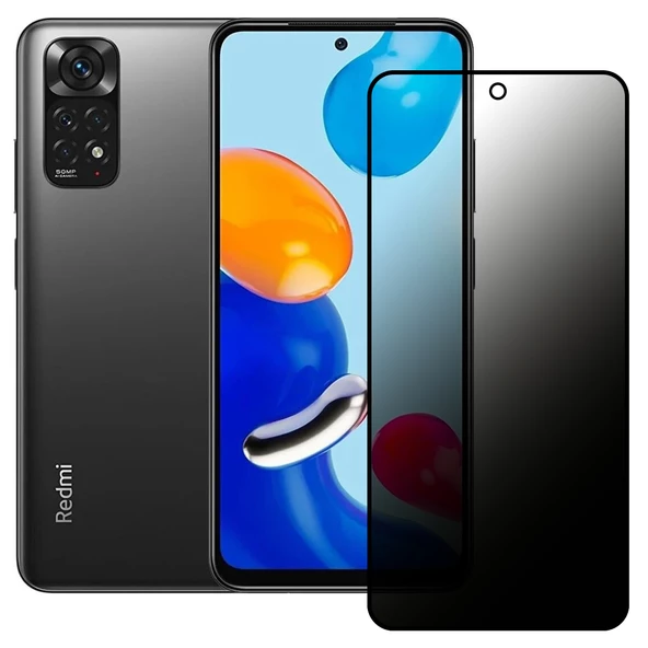 Xiaomi Redmi Note 11 / 11s Hayalet Privacy Gizli Cam Ekran Koruyucu