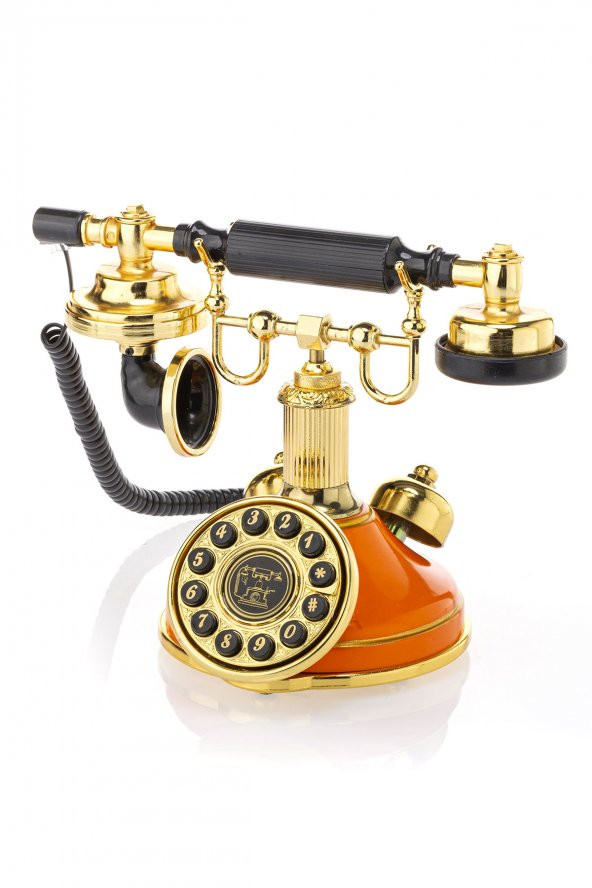 Anna Bell Villa Stork Turuncu Tuşlu Telefon