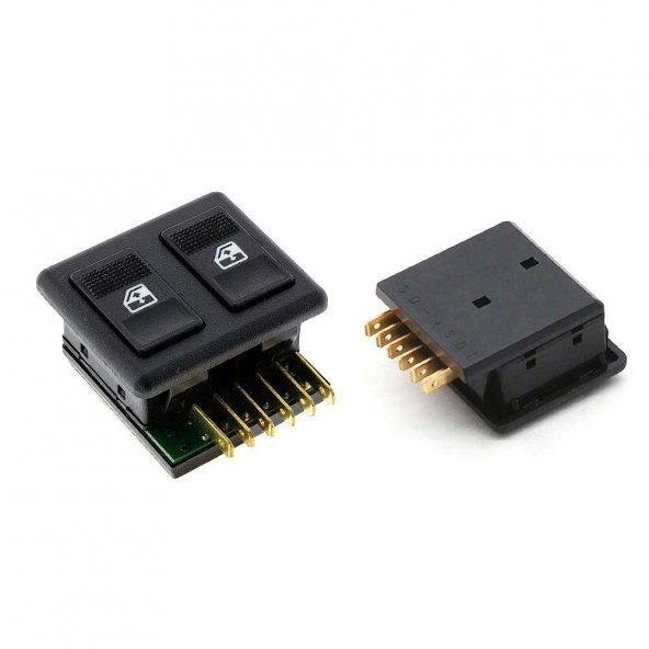 FİAT UNO SOL ÇİFTLİ CAM DÜĞMESİ ANAHTARI ürün görseli 1