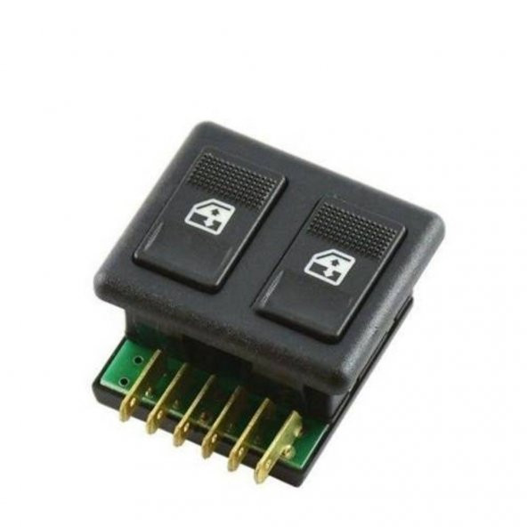 FİAT UNO SOL ÇİFTLİ CAM DÜĞMESİ ANAHTARI - Resim 2