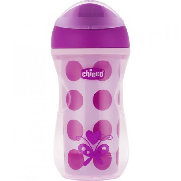 Chicco Isı Yalıtımlı Aktif Bardak 266 ml 14 Ay+ Kız - 3